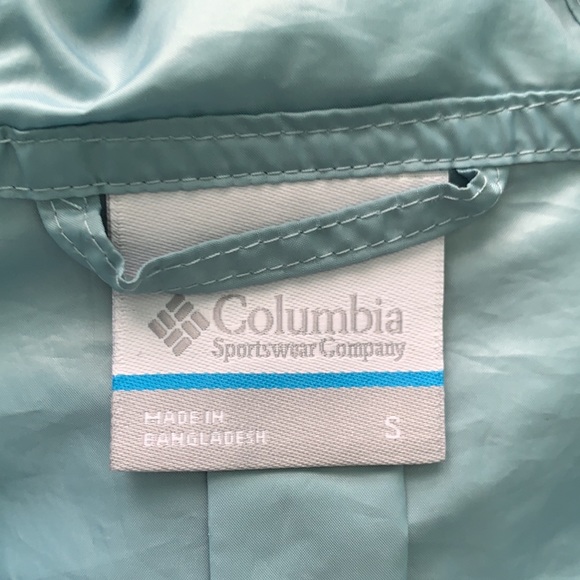 Small Columbia Windbreaker Blue/Black - Picture 6 of 6